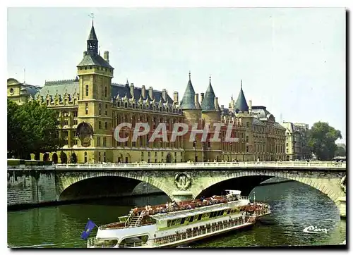 Cartes postales moderne Paris Palais de Justice Sainte Chapelle vus de la Seine