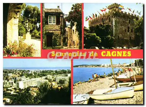 Cartes postales moderne La Cote d'Azur inoubliable Haut de Cagnes