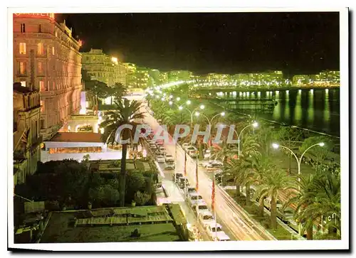 Cartes postales moderne Couleurs et Lumiere de France la Cote d'Azur Cannes Alpes Maritimes la Croisette et les Grands H