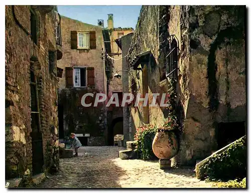 Cartes postales moderne La Cote d'Azur le Haut de Cagnes sur Mer Rue du Clapier