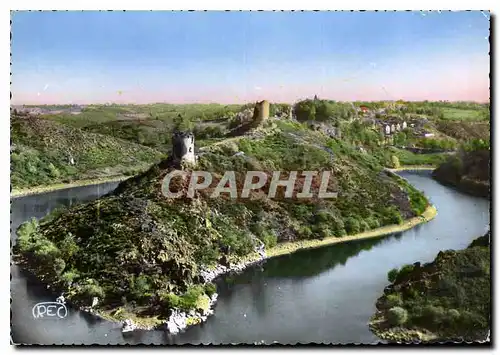 Moderne Karte La Creuse Pittoresque les Ruines de Crozant au Confiuent de la Creuse et de la Sedelle