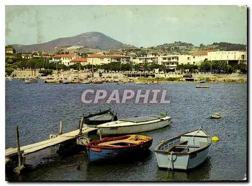 Moderne Karte Carqueiranne Var le Port et la Ville