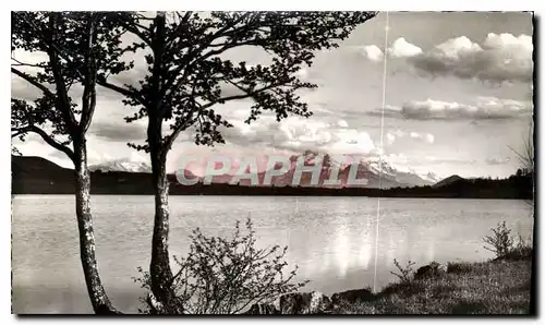 Moderne Karte Les Belles Alpes Francaises Lacs de Laffrey Isere Lac de Petichet et l'Obiou