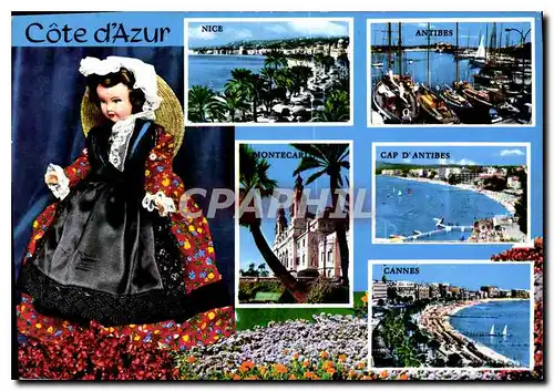 Cartes postales moderne Cote d'Azur