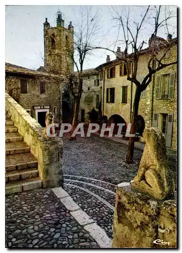 Cartes postales moderne Cagnes sur Mer Alpes Mar le Haut de Cagnes la place du chateau