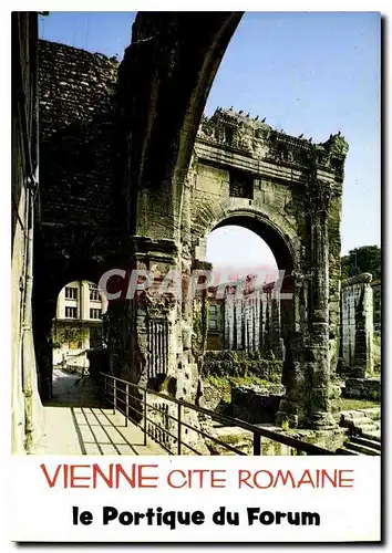 Cartes postales moderne Vienne sur le Rhone Isere Ruine sdu Portique Romain du Forum