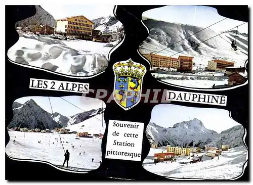 Cartes postales moderne Dauphine Les Deux Alpes Isere