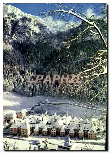 Cartes postales moderne Monastere de la Grande Chartreuse Isere Vue generale en hiver