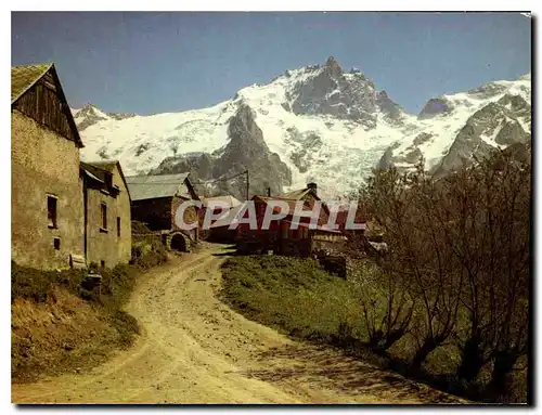 Moderne Karte Les Grands Paysages de l'Oisans Le Chazalet et la Meije