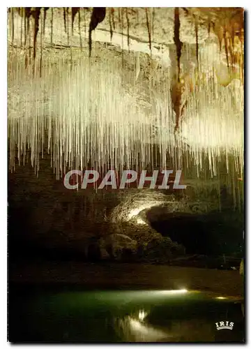 Moderne Karte Grotte de Choranche Isere Site classe unique en Europe les Fistuleuses