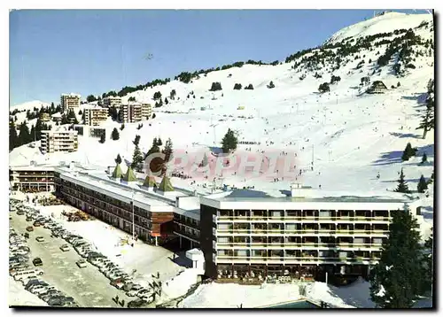 Cartes postales moderne Roche Beranger Isere le Centre Commercial et le haut de la staion a droite la Croix de Chamrouss