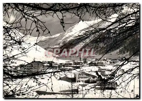 Cartes postales moderne Val d'Isere Vue generale a travers les melezes