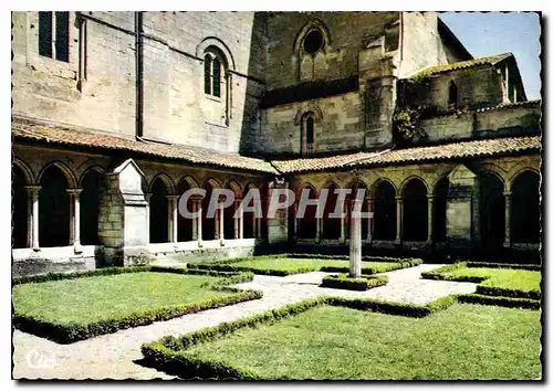 Moderne Karte La Gironde touristique Saint Emilion Cite Medievale les Cloitres de l'Eglise Collegiale