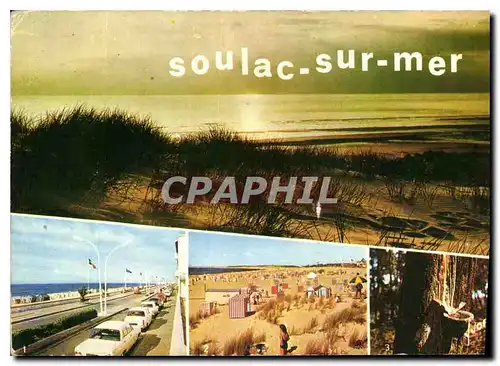 Cartes postales moderne Couleurs et lumiere de France Soulac Gironde Boulevard du front de Mer la Plage la Foret de Pins