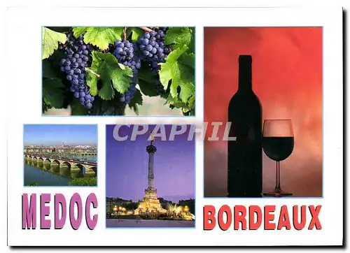 Moderne Karte Bordeaux Gironde