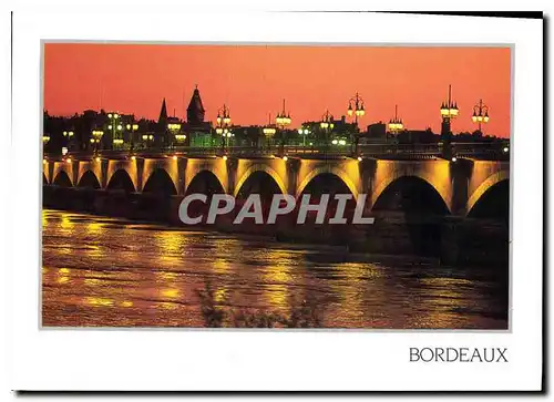 Cartes postales moderne Bordeaux Gironde le Pont Napoleon dit Pont de Pierre