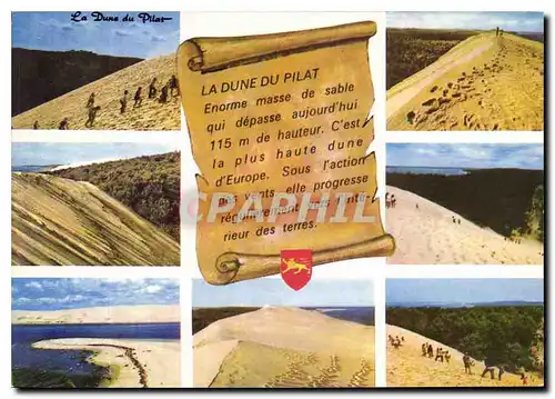 Cartes postales moderne Cote Aquitaine la Baie d'Arcachon Gironde la Dune du Pilat