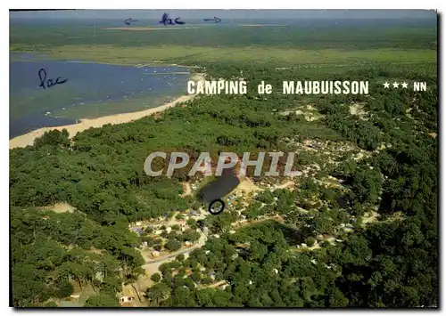 Cartes postales moderne La France vue du Ciel Maubuisson Gironde Parc de Vacances du Docteur Dartigues