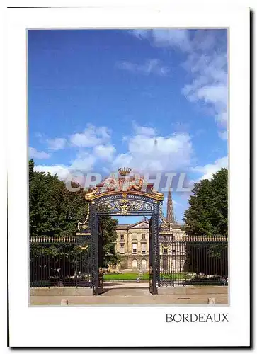 Cartes postales moderne Bordeaux Gironde le Jardin de la mairie