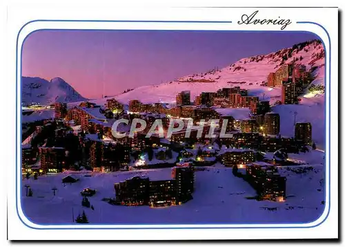 Cartes postales moderne Avoriaz Hte Savoie la station By Night