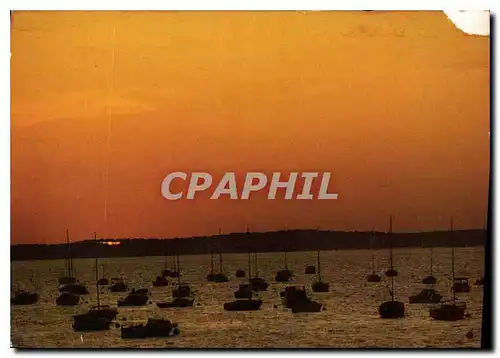 Cartes postales moderne Arcachon Gironde Coucher de soleil sur le bassin