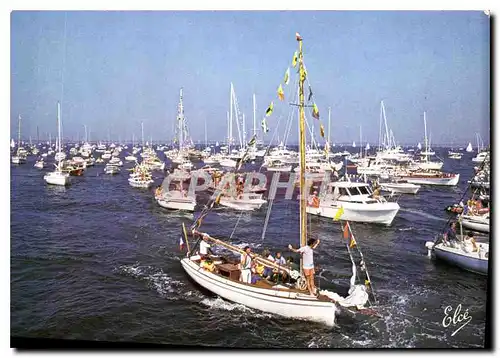 Moderne Karte Bassin d'Arcachon la fete de la mer