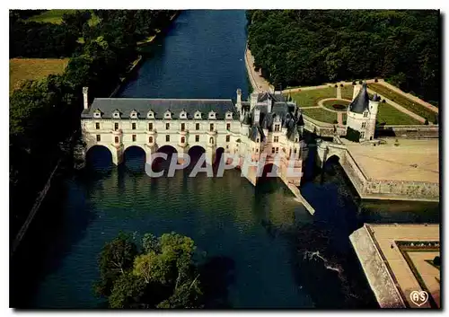 Cartes postales moderne Merveilles du Val de Loire le Chateau et les jardins