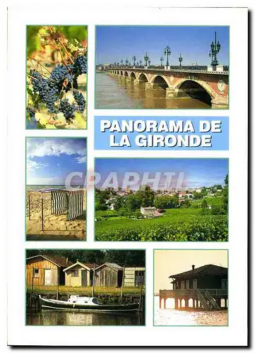Cartes postales moderne Panorama de la Gironde
