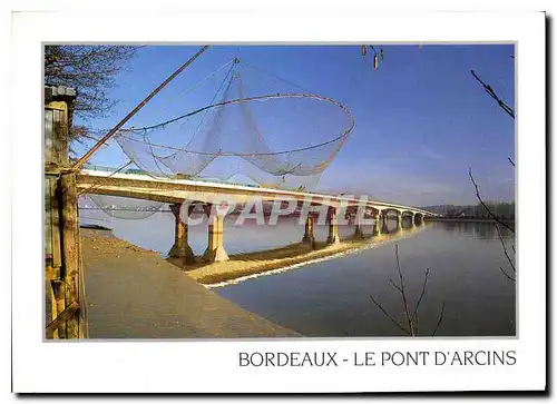 Moderne Karte Bordeaux Le Pont d'Arcins