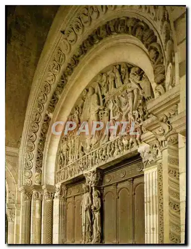 Moderne Karte Autun La Cathedrale Saint Lazare