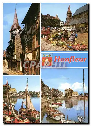 Cartes postales moderne La Cote Fleurie Honfleur Calvados
