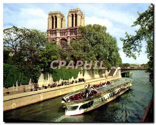 Cartes postales moderne Couleurs et Lumiere de France Paris Notre Dame et la Seine