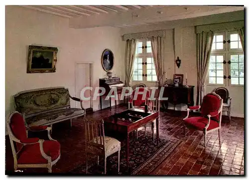 Cartes postales moderne Chateau de Saint Germain de Livet Calvados Chambre d'honneur