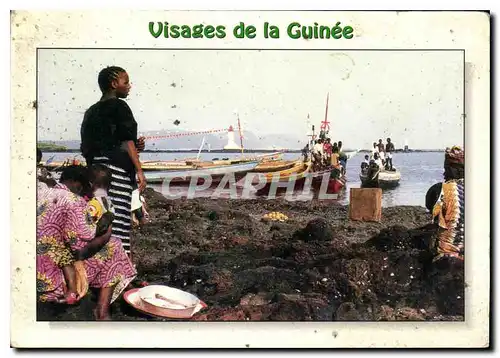 Cartes postales moderne Visages de la Guinee