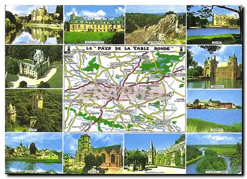 Cartes postales moderne Circuit du pays de la Table Ronde