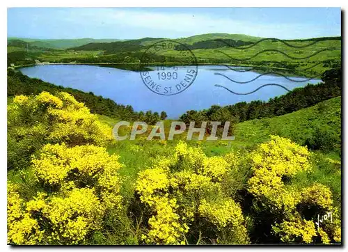 Cartes postales moderne Couleurs et Lumiere de France en Ardeche Lac d'Issarles