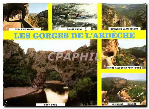Cartes postales moderne Couleurs et Lumiere de France Gorges de l'Ardeche