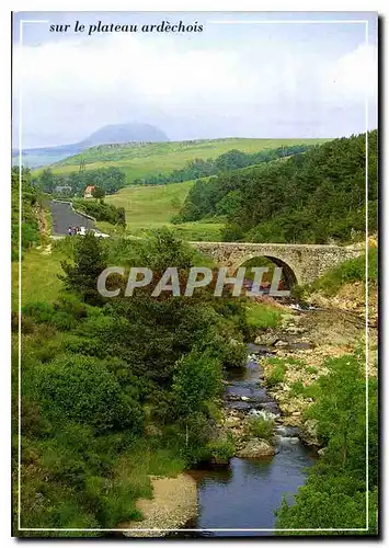 Moderne Karte Sur le plateau ardechois