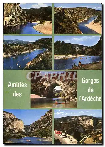 Cartes postales moderne Amities des Gorges de l'Ardeche