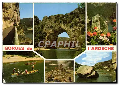 Cartes postales moderne Les Gorges de l'Ardeche