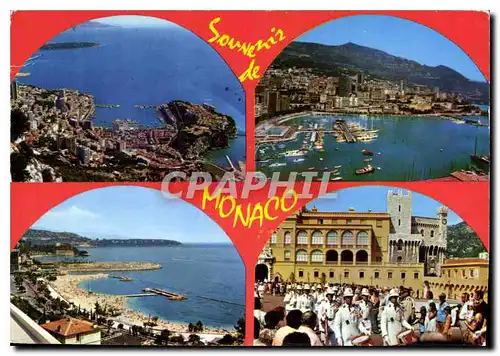 Cartes postales moderne Au Soleil de la Cote d'Azur Principaute de Monaco Reflets de Monaco Vue generale