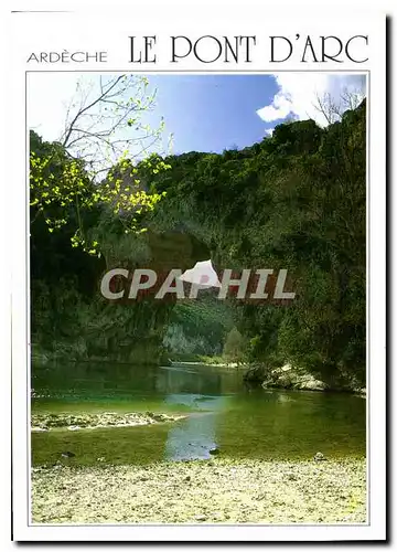 Cartes postales moderne Ardeche Le Pont d'Arc