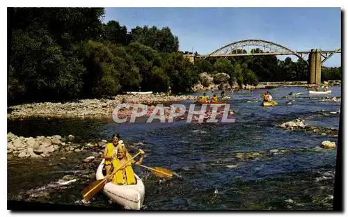 Cartes postales moderne Ardeche Pittoresque L'Ardeche au Pont de Salavas Environs de Vallon Pont d'Arc