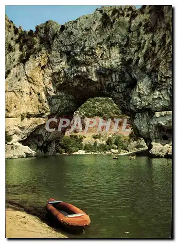 Moderne Karte Les Belles Images de l'Ardeche Pont d'Arc et l'Ardeche