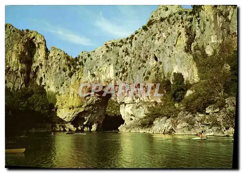 Cartes postales moderne Paysages du Vivarais Le Pont Arche naturelle de pres