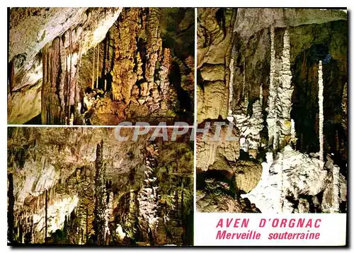 Cartes postales moderne Aven d'Orgnac Merveille souterraine