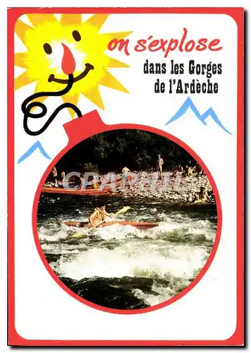 Cartes postales moderne Les Gorges de l'Ardeche