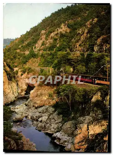 Moderne Karte Paysages du Vivarais Les Gorges du Doux