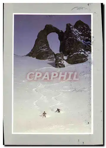 Cartes postales moderne Les joies de la neige