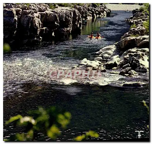 Cartes postales moderne Gorges de l'Ardeche Rapide du Grand Gour